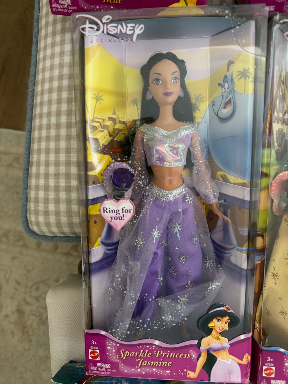 Disney Jasmine Doll in Lavender and Silver Sparkle Outfit